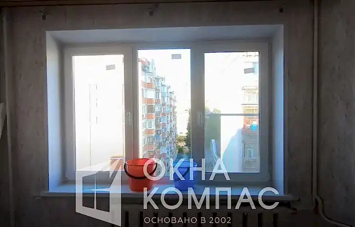 Фото объекта Остекление квартиры в г. Н. Новгород одной конструкцией.