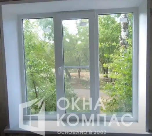 Фото объекта Установка  трехстворчатого окна в квартире Нижнего Новгорода.