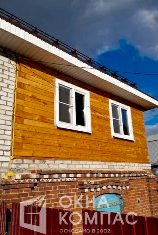 Фото объекта Установка обсадных коробок под размер конструкций:  дерево, шип-паз 