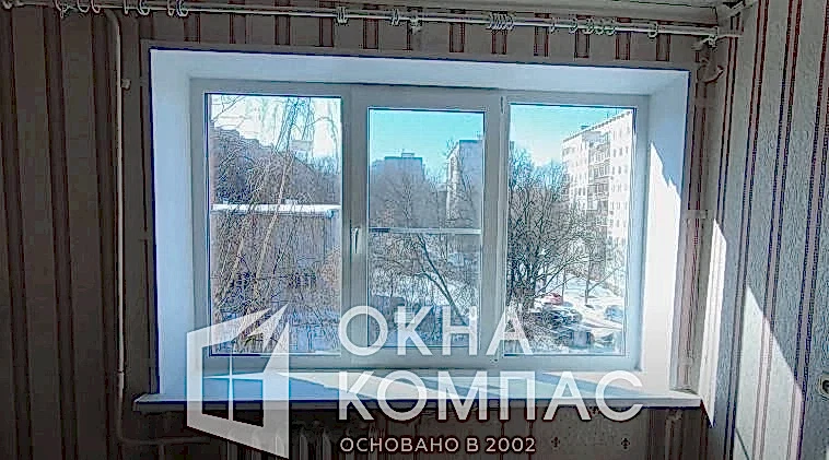 Фото объекта Остекление 3 конструкций в квартире и балконного блока